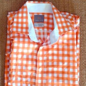 Thomas Dean- Men's Button Down Dress Shirt